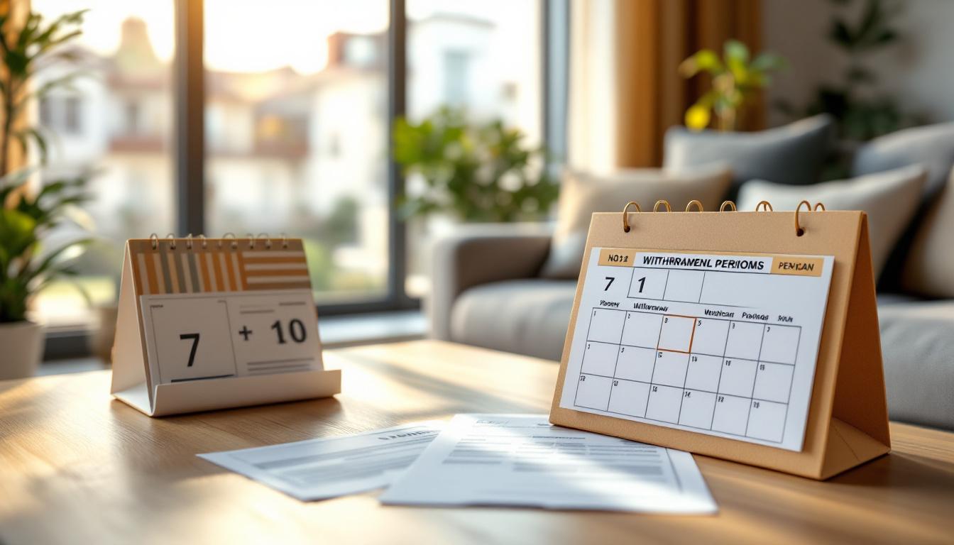 Délai rétractation achat immobilier : 7 ou 10 jours