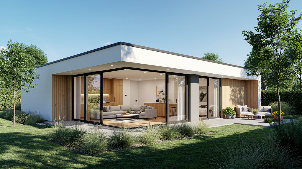 Plan maison plain-pied 2 chambres avec suite parentale en 2026